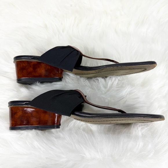 Donald J Pilner Kitten Heel Thong Sandal Size 11 - Picture 2 of 11